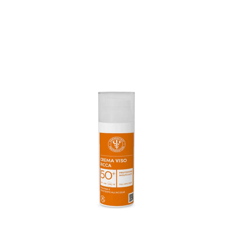 Amicafarmacia Crema Solare Viso SPF50+ Texture Ricca 50ml