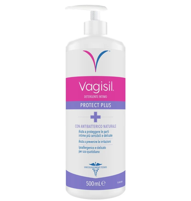 Vagisil Detergente Intimo Antibatterico Protect Plus Per l'Igiene Quotidiana Con Tea Tree Oil 500ml