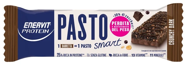 Enervit Protein Pasto Sostitutivo Crunchy Dark 55g