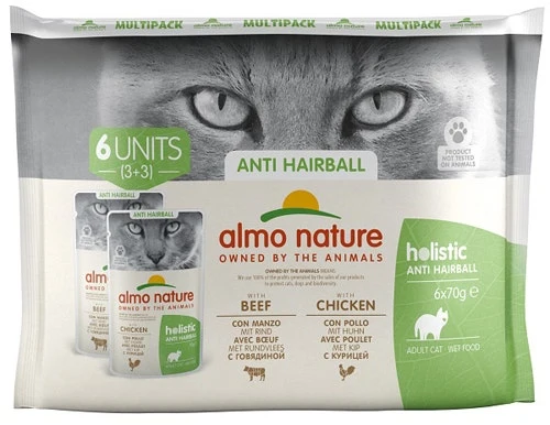 Almo Nature Daily Cibo Umido Manzo E Pollo Per Gatti Adulti 6x70g