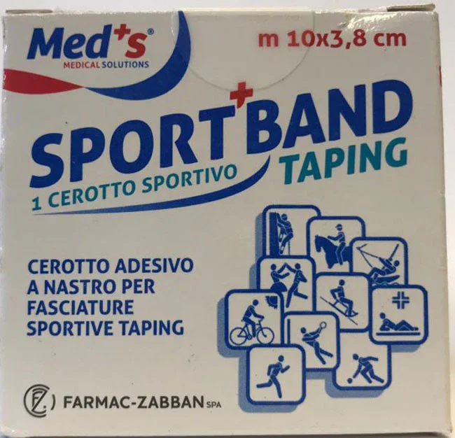 CEROTTO MEDS TELA BIANCA SPORTIVO 1000X3,8 CM