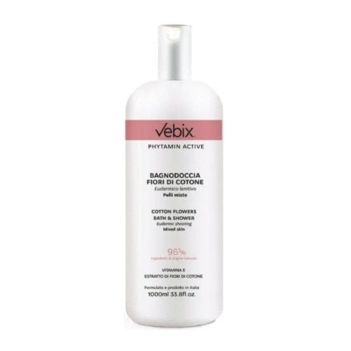 Vebix Phytamin Active Bagnodoccia Fiori di Cotone 1000 ml