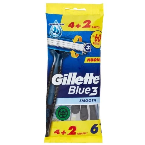 GILLETTE BLUE 3 USA & GETTA 4 + 2 PEZZI