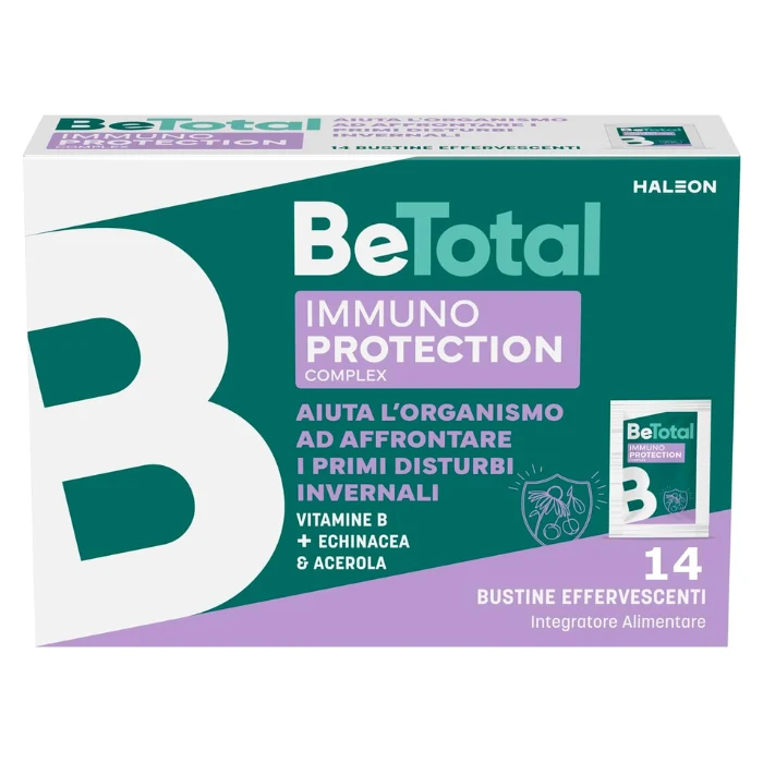Betotal Immuno Protection - Integratore di Vitamina B ed Echinacea Per Difese Immunitarie - 14 Bustine