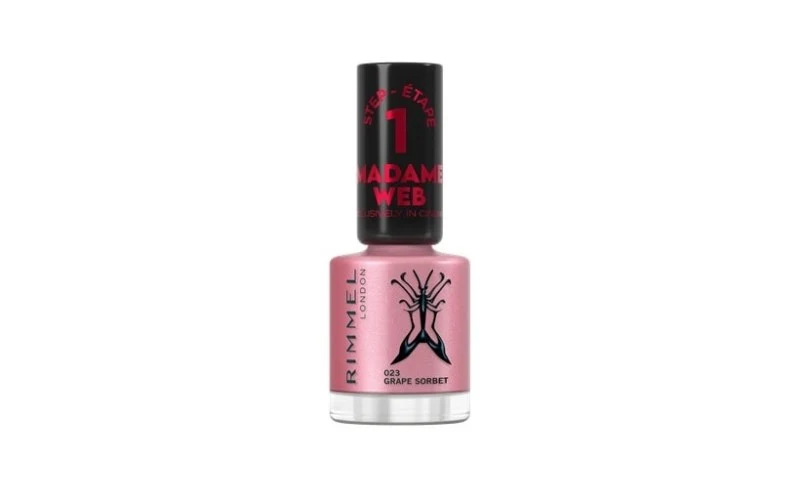 Rimmel Madame Web Smalto Unghie Super Gel N.023 Grape Sorbet