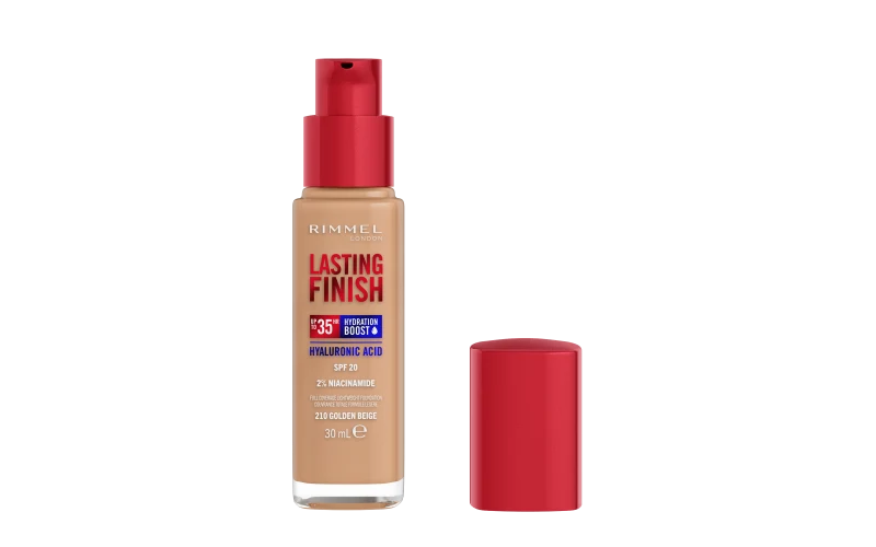 Rimmel Lasting Finish 35 Ore - Fondotinta Coprente Liquido A Lunga Durata Golden Beige 210- 30 Ml