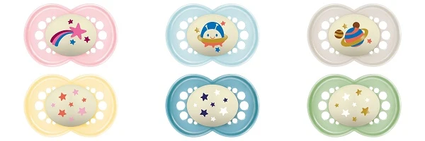 Mam Succhietto Original Night Silicone 2 Pezzi 16 Mesi+
