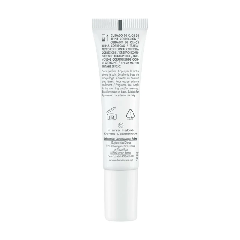 Eau Thermale Avène Hyaluron Activ B3 Trattamento Contorno Occhi Tripla Correzione Antirughe 15ml