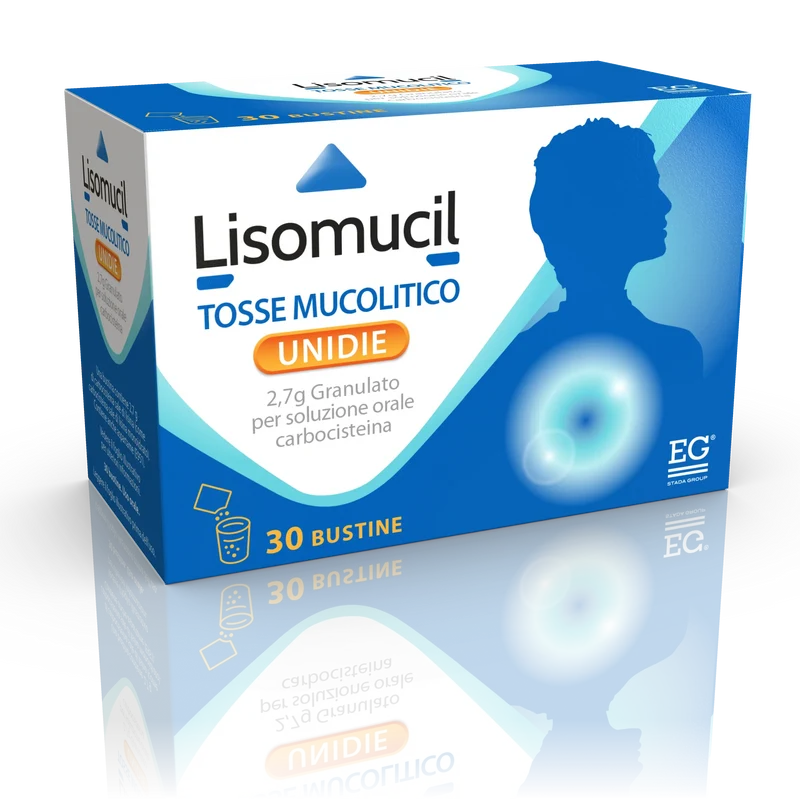 LISOMUCIL TOSSE MUC UNID 2,7 G GRANULATO PER SOLUZIONE ORALE 30 BUSTINE CARTA /AL/PE