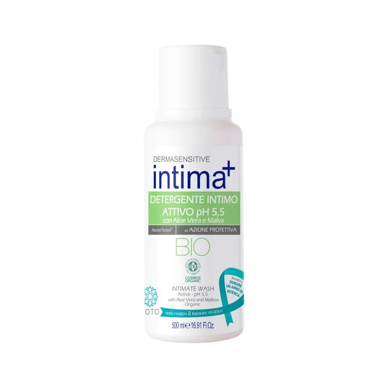 Intima+ Detergente Intimo Bio Aloe E Malva Cosmos 500ml