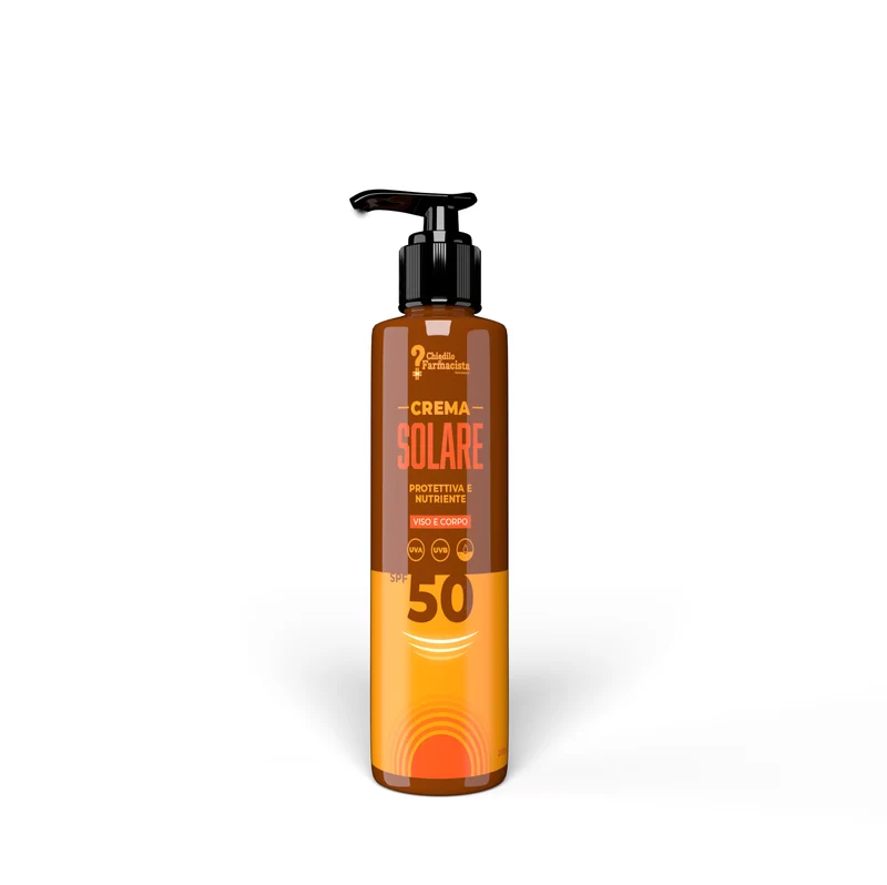 Crema solare protettiva e nutriente viso e corpo spf 50