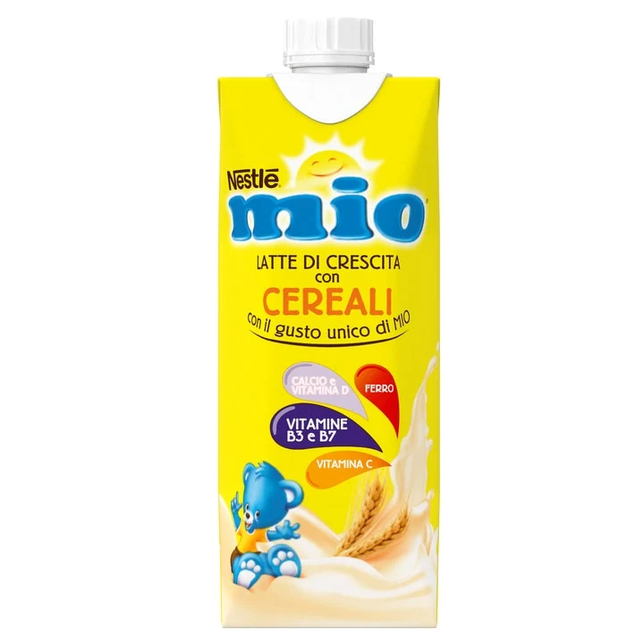 Nestlé Mio Latte Di Crescita Con Cereali Liquido Brick 500ml