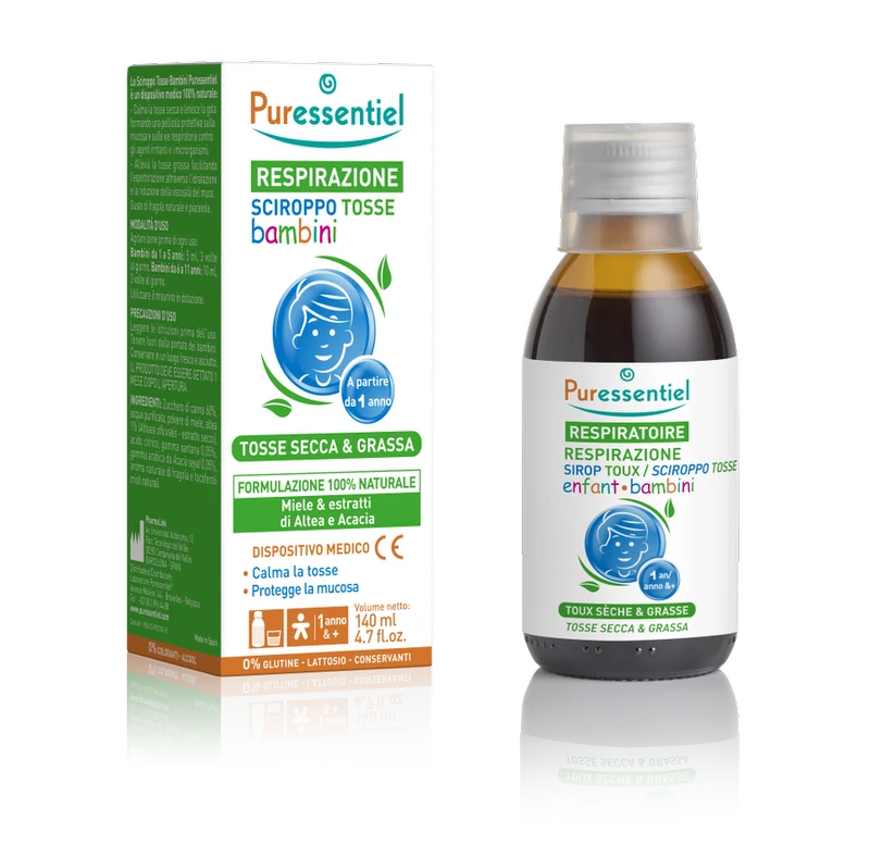 Puressentiel Sciroppo Tosse Bambini 140ml