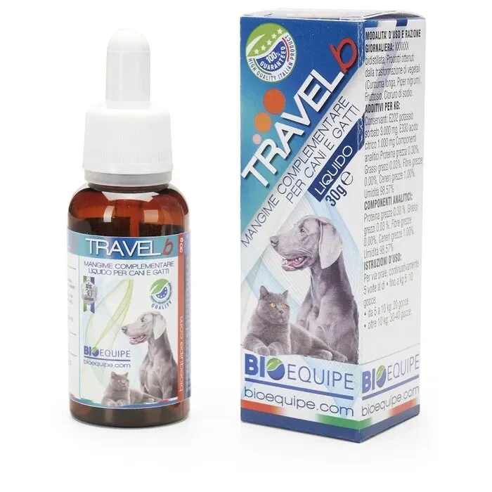 Travel B Mangime Complementare Liquido Per Cani e Gatti 30ml