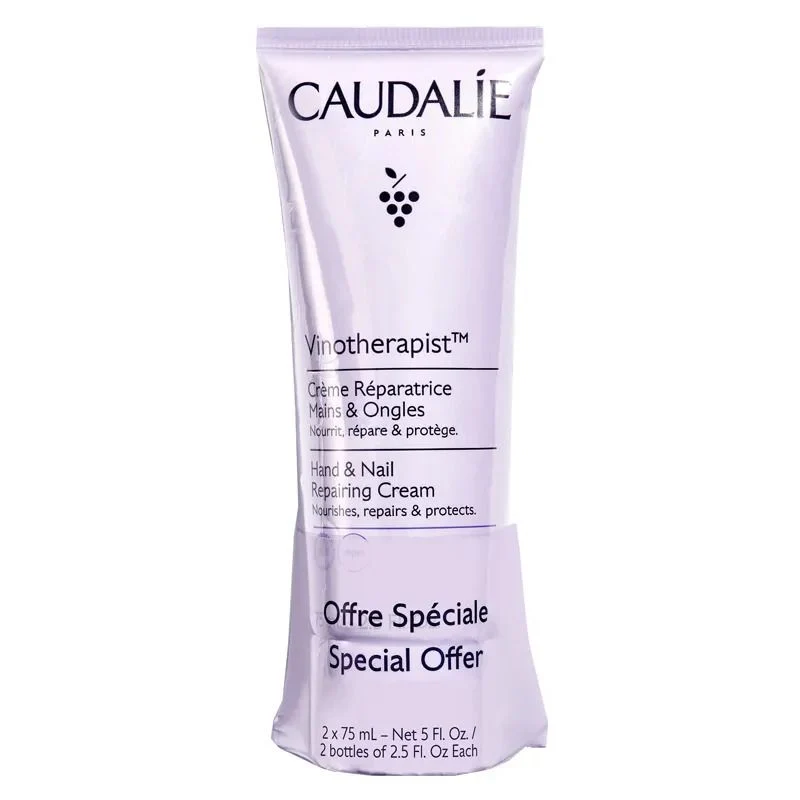 Caudalie Vinotherapist crema riparatrice mani e unghie 2x75ml