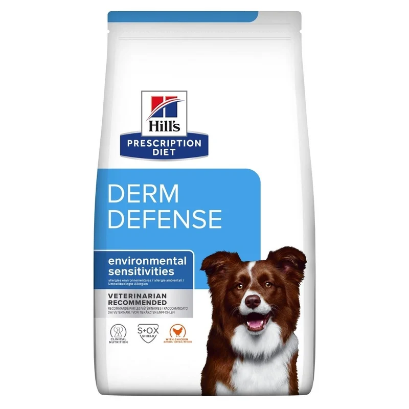 Hill's Prescription Diet Derm Defense Crocchette Con Pollo Per Cani Adulti Sacco 1,5kg