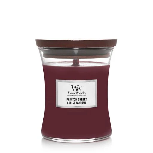 Woodwick - Candela media Phantom Cherry