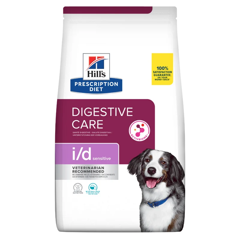 Hill's Prescription Diet I/D Digestive Care Sensitive Crocchette Per Cani Con Uova/Riso Sacco 4kg