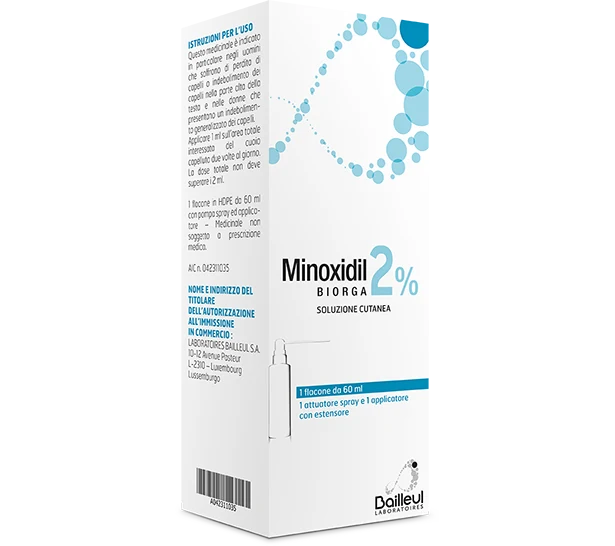Minoxidil Biorga Soluzione Cutanea 60ml 2%