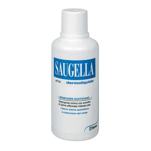 Saugella Dermoliquido Detergente Intimo - Benessere Quotidiano PH 3,5 - 500ml