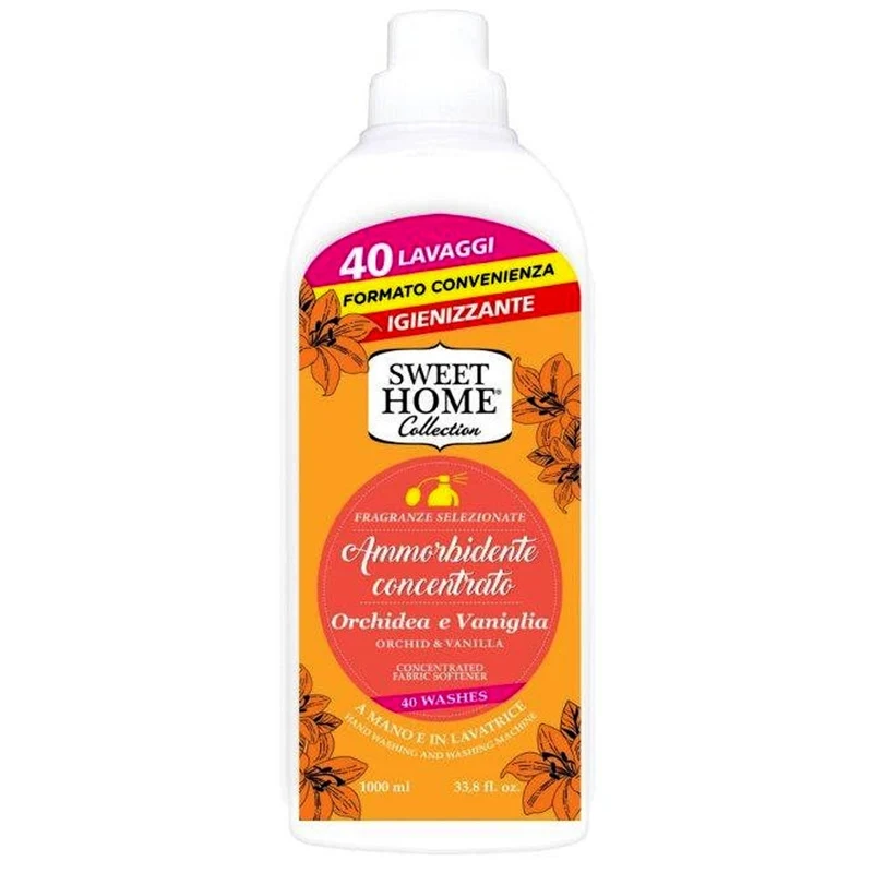 Sweet Home Ammorbidente Concentrato 40 Lavaggi Orchidea E Vaniglia 1000ml