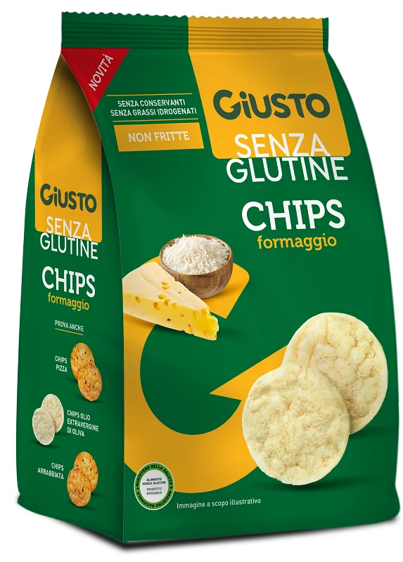 Giusto senza glutine chips formaggio 40 g