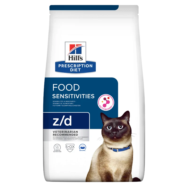 Hill's Prescription Diet Z/D Food Sensitivities Crocchette Per Gatti Sacco 6kg