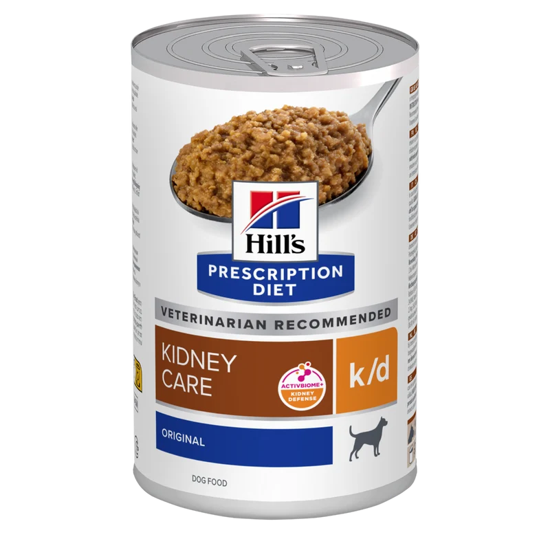 Hill's Prescription Diet k/d Alimento Al Pollo Per La Salute Renale Cani Scatoletta 370g