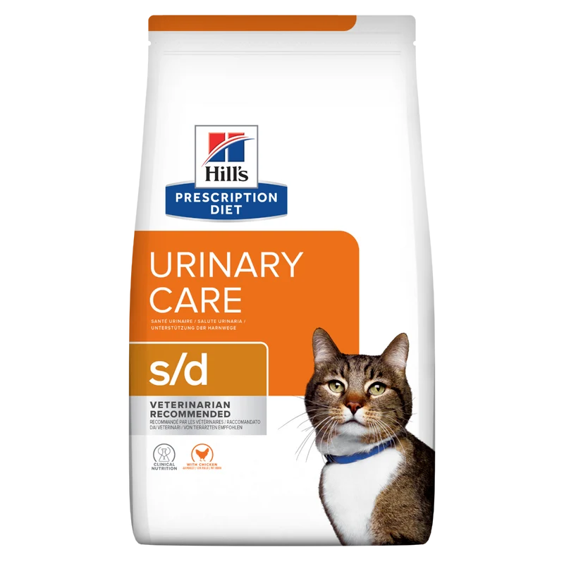 Hill's Prescription Diet S/D Urinary Care Crocchette Per Gatti Sacco 3kg