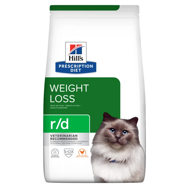 Hill's Prescription Diet R/D Weight Loss Crocchette Per Gatti Sacco 3kg