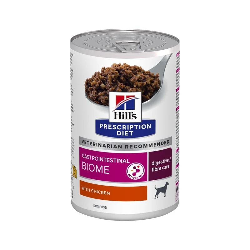 Hill's Prescription Diet Gastrointestinal Biome Digestive Care Paté Con Pollo Per Cani Lattina 370g