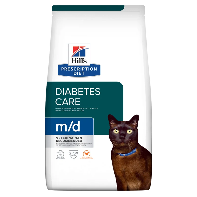 Hill's Prescription Diet M/D Diabets Care Cibo Secco Per Gatti Sacco 3kg