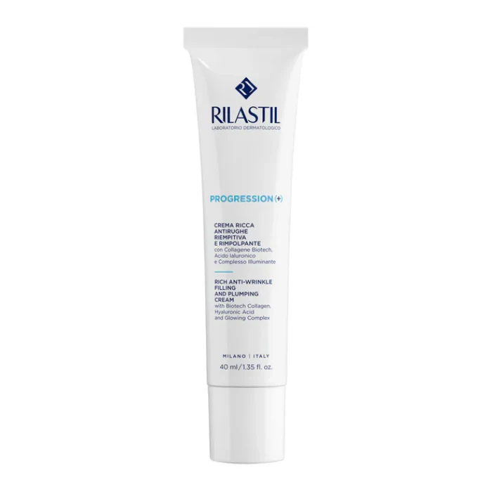 Rilastil Progression Crema Antirughe Ricca Riempitiva e Rimpolpante 40ml