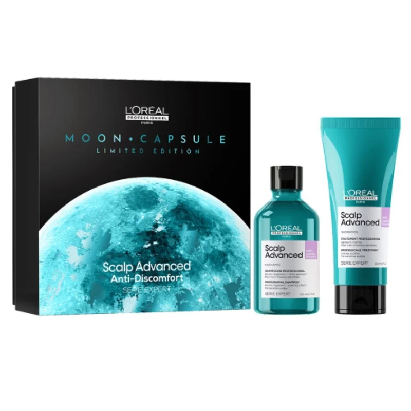 L'Oréal Professionnel Paris - Cofanetto Scalp Advanced Anti-Discomfort, per cuoio capelluto sensibile.