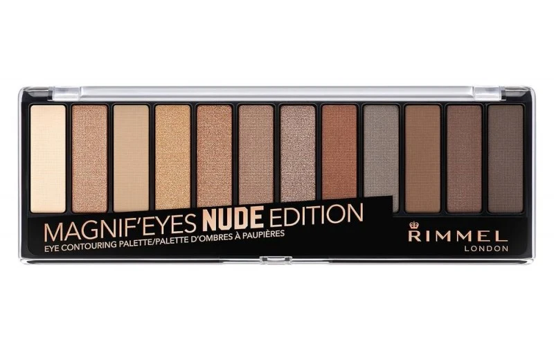 Rimmel Palette Ombretti Magnifeyes - 12 Tonalitˆ Dal Doppio Utilizzo - Nude Edition