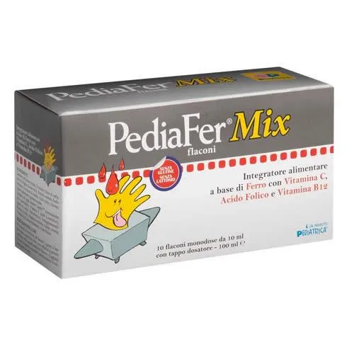 PEDIAFER MIX 10 FLACONI DA 10 ML