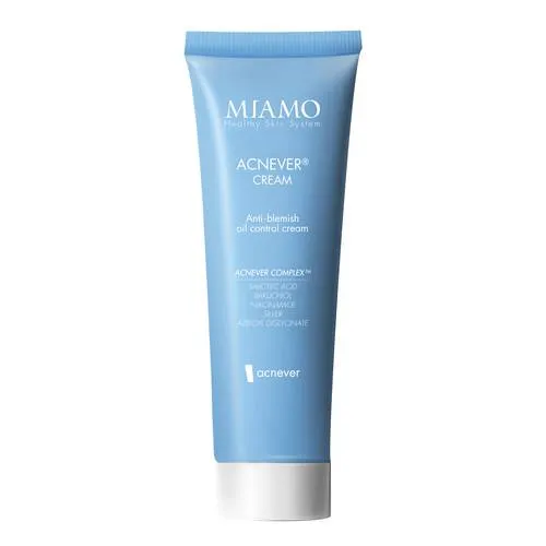 Miamo Acnever Cream, Crema anti-imperfezioni sebonormalizzante, 50ml