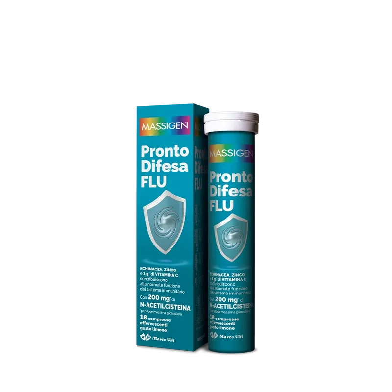 Massigen Pronto Difesa FLU 18 Compresse