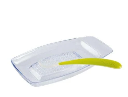 Chicco Grattugia E Cucchiaio In Silicone