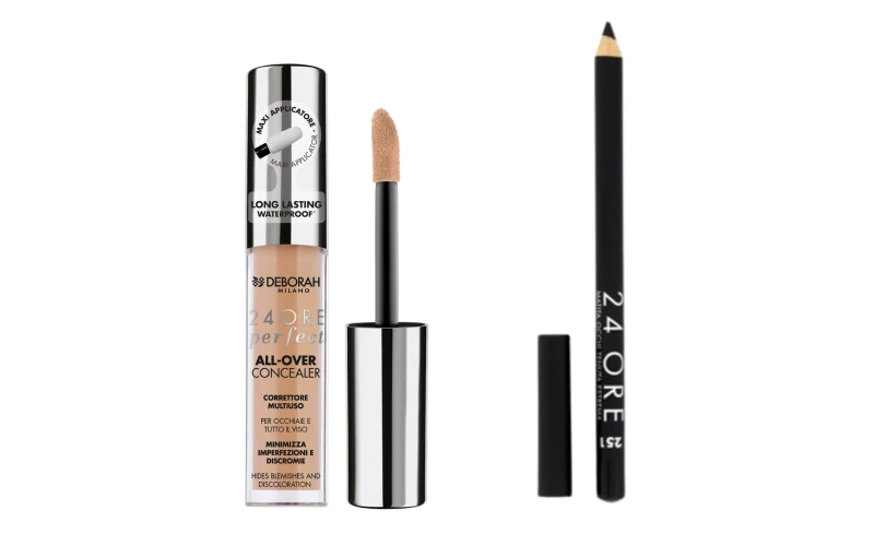 Deborah Correttore All Over Concealer N.05 Amber+ Matita 24 Ore Nera