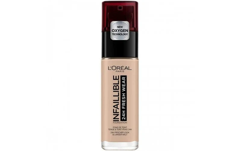 L'orŽal Paris Makeup Infaillible Fondotinta Liquido Coprente Lunga Tenuta 24h, Formula Waterproof Idratante, 110 Vanille Rose
