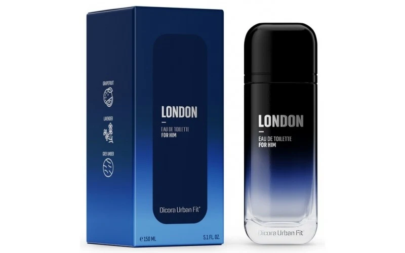 Dicora Eau De Toilette Uomo London 150 Ml