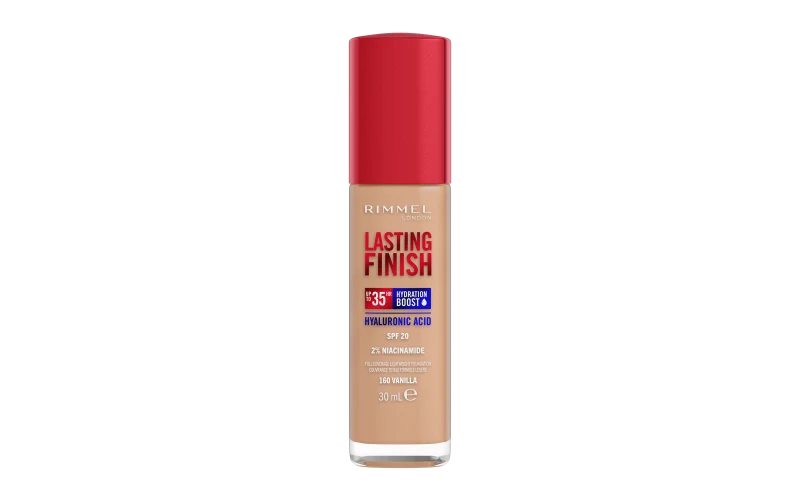 Rimmel Lasting Finish 35 Ore - Fondotinta Coprente Liquido A Lunga Durata Vanilla 160 - 30 Ml