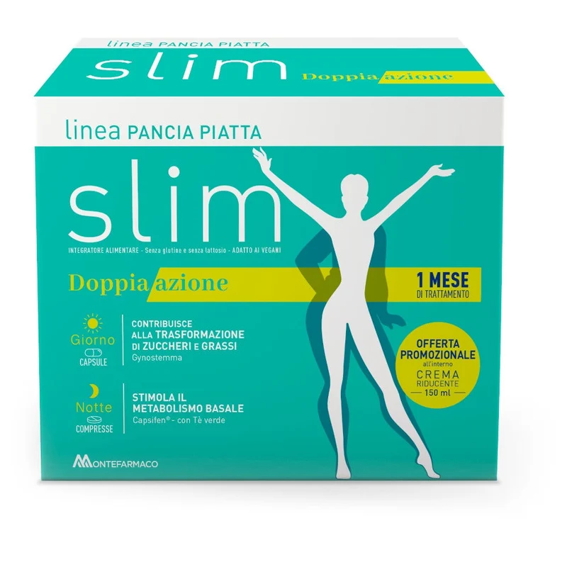 Pancia Piatta Slim 240 Capsule + Crema Riducente 150ml