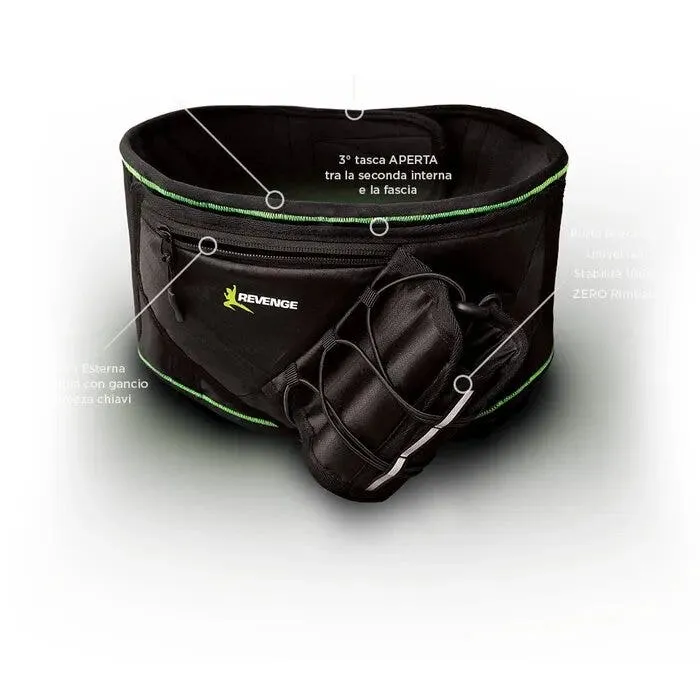 Pavis Revenge Fascia Trail Portaborraccia Zero Rimbalzi Con Supporto Lombare Cos. S02