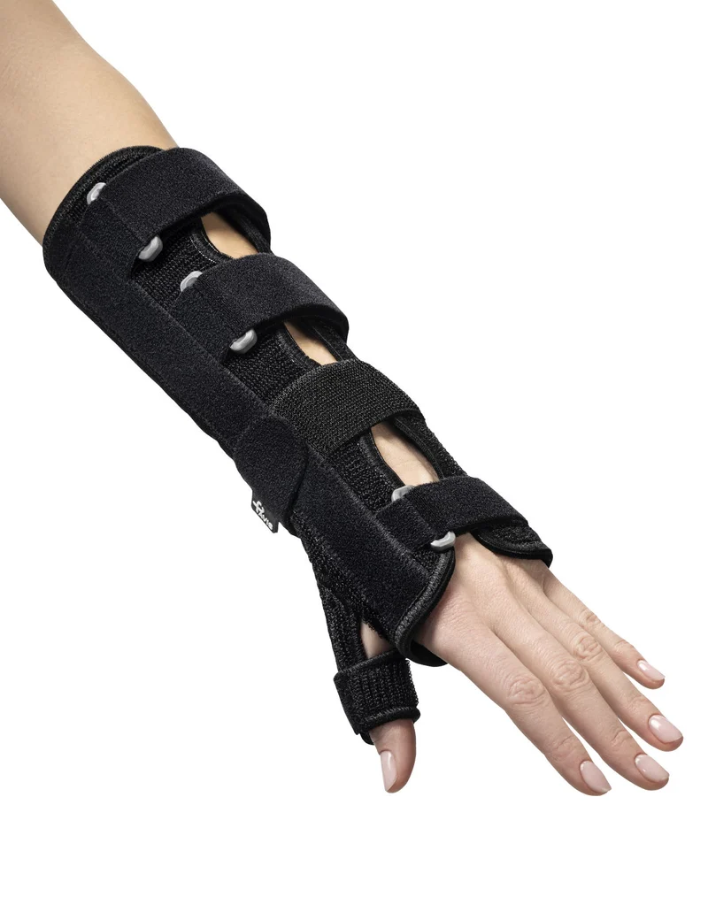 Pavis P-fix + Long Polsiera Lunga Con Supporto Pollice Destra Colore Nero Cod.132