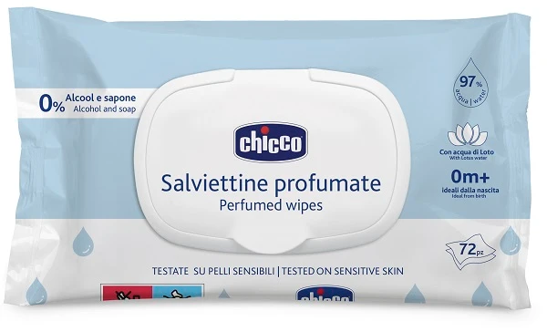 Chicco salviette 72 pezzi plaque