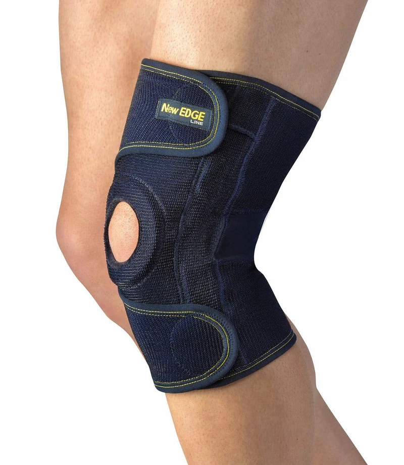 Pavis Ginocchiera Elastica Con Foro E Aste Policentriche Colore Blu Cod. 022