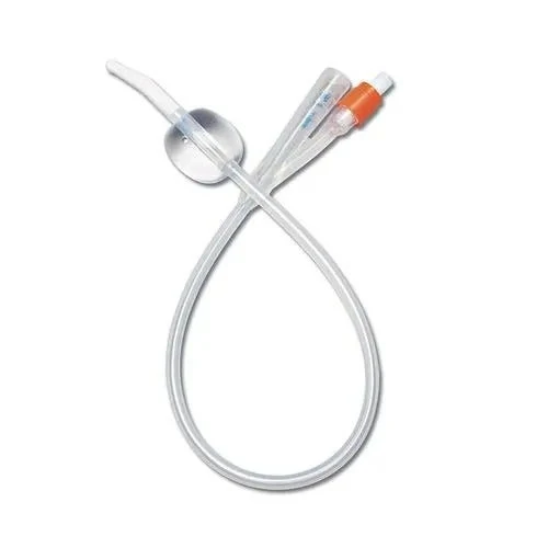 Catetere Uretrale Foley in Puro Silicone Ch16 Due Vie. Punta in Nelaton, Capacita' del Palloncino 10ml. Superficie Liscia