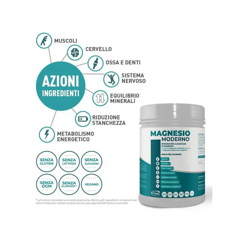 Ethic Nutraceutici Magnesio Moderno 300g